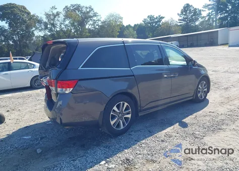 2015 Honda Odyssey Touring/Touring Elite z USA, uszkodzony, nr VIN 5FNRL5H99FB024645